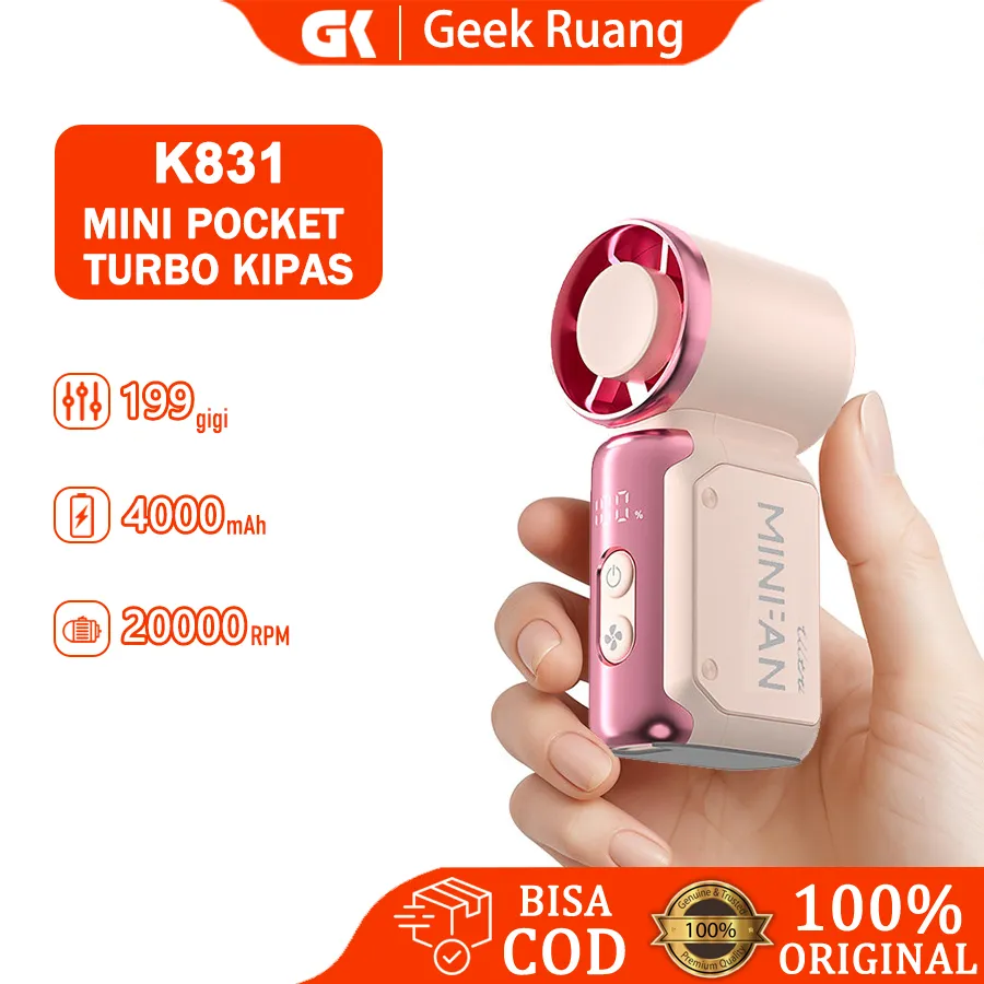 Jual [Penawaran Terbatas] Kipas Angin Mini Genggam High Spe…