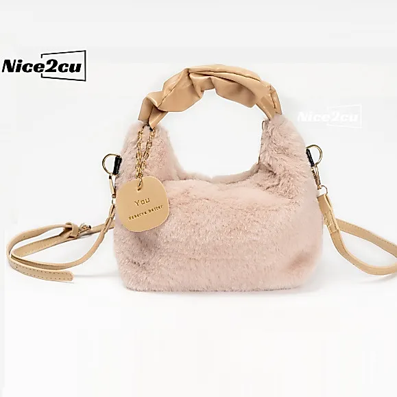 Jual Tas Bulu Tas Shoulder Bag Tas Bahu jinjing Kecil Fashi…