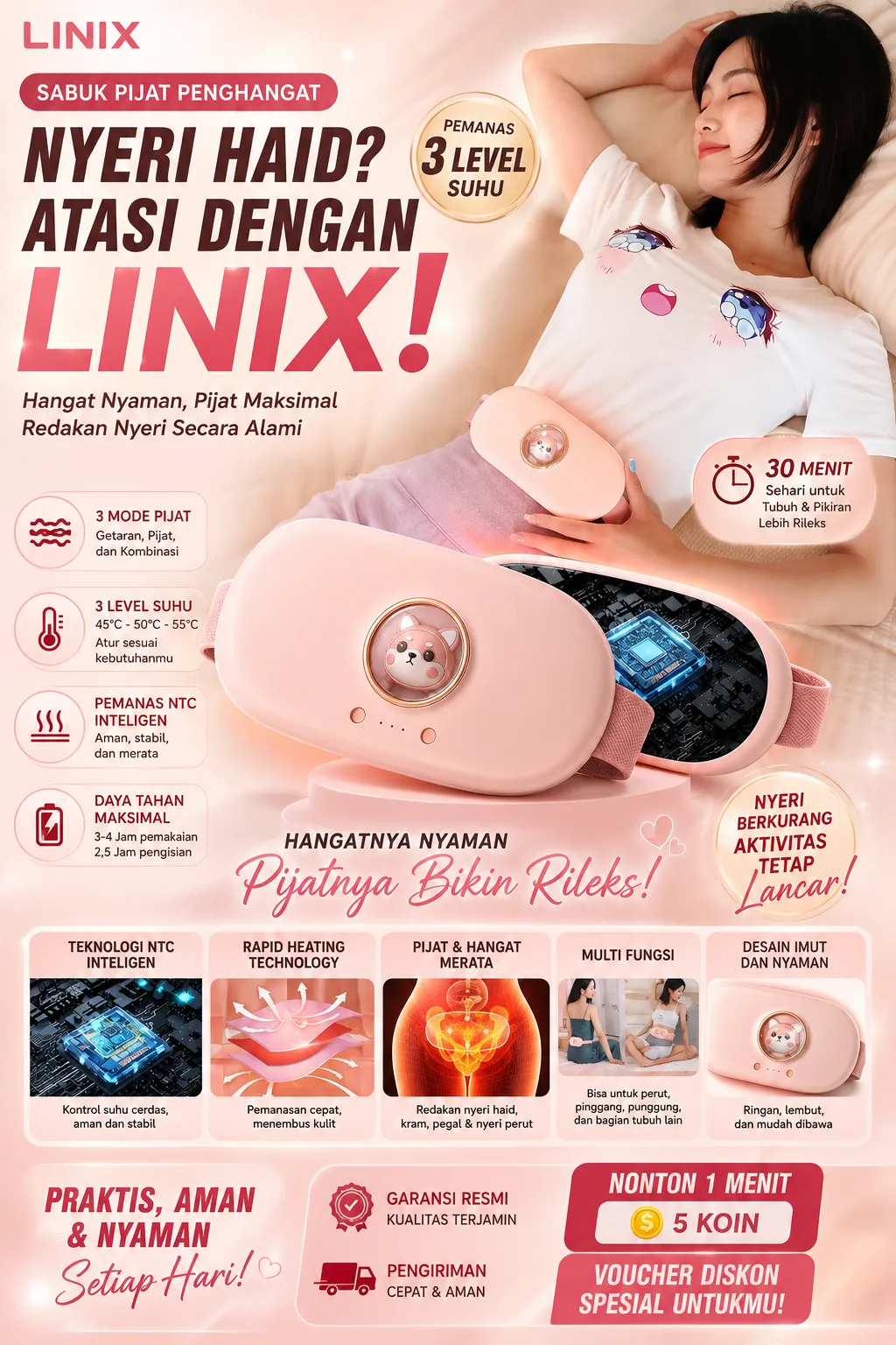 Sabuk pijat - Linix 