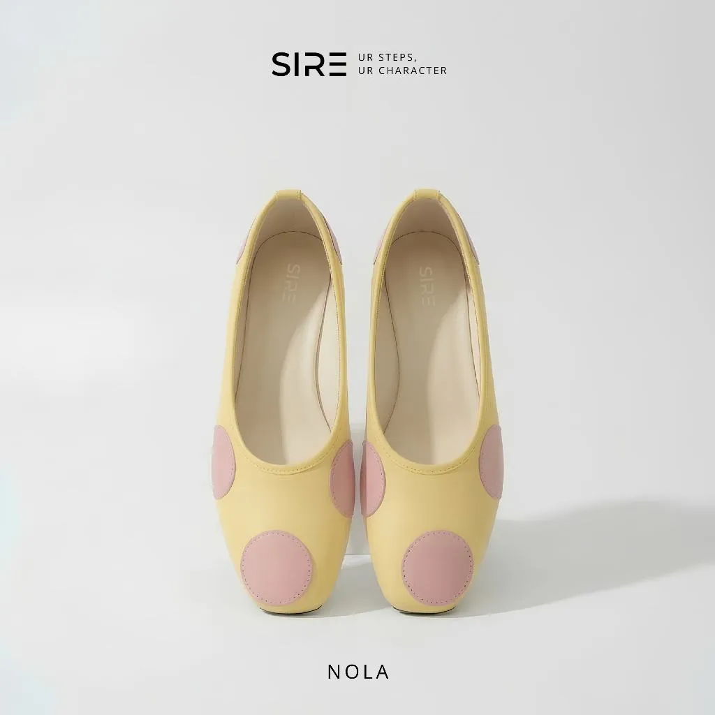 Jual SIRE - Nola Sepatu Wanita Flat Shoes Wanita Polkadot N…