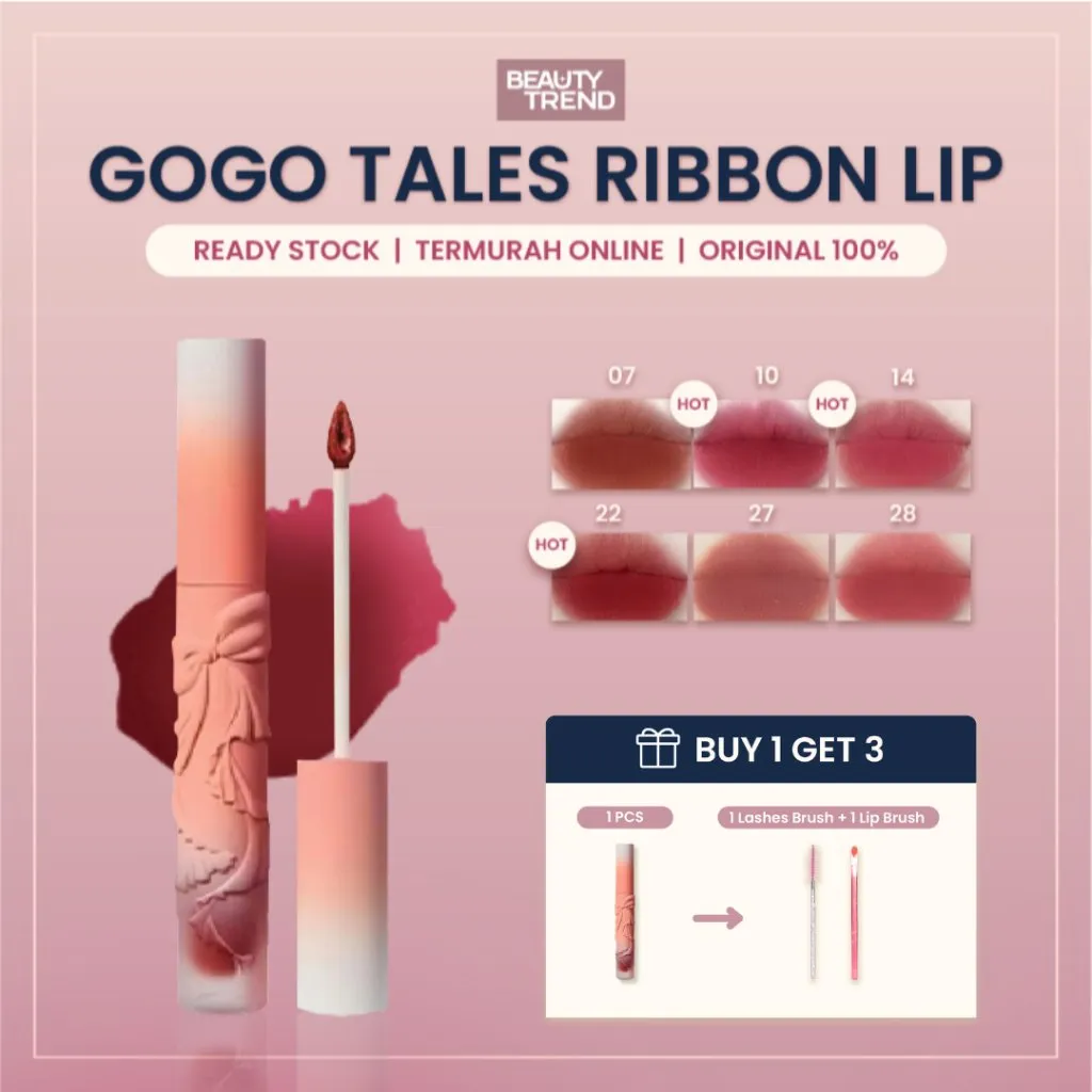 Jual [READY ORI] Gogo Tales Ribbon Lip Gloss Ribbon Series…