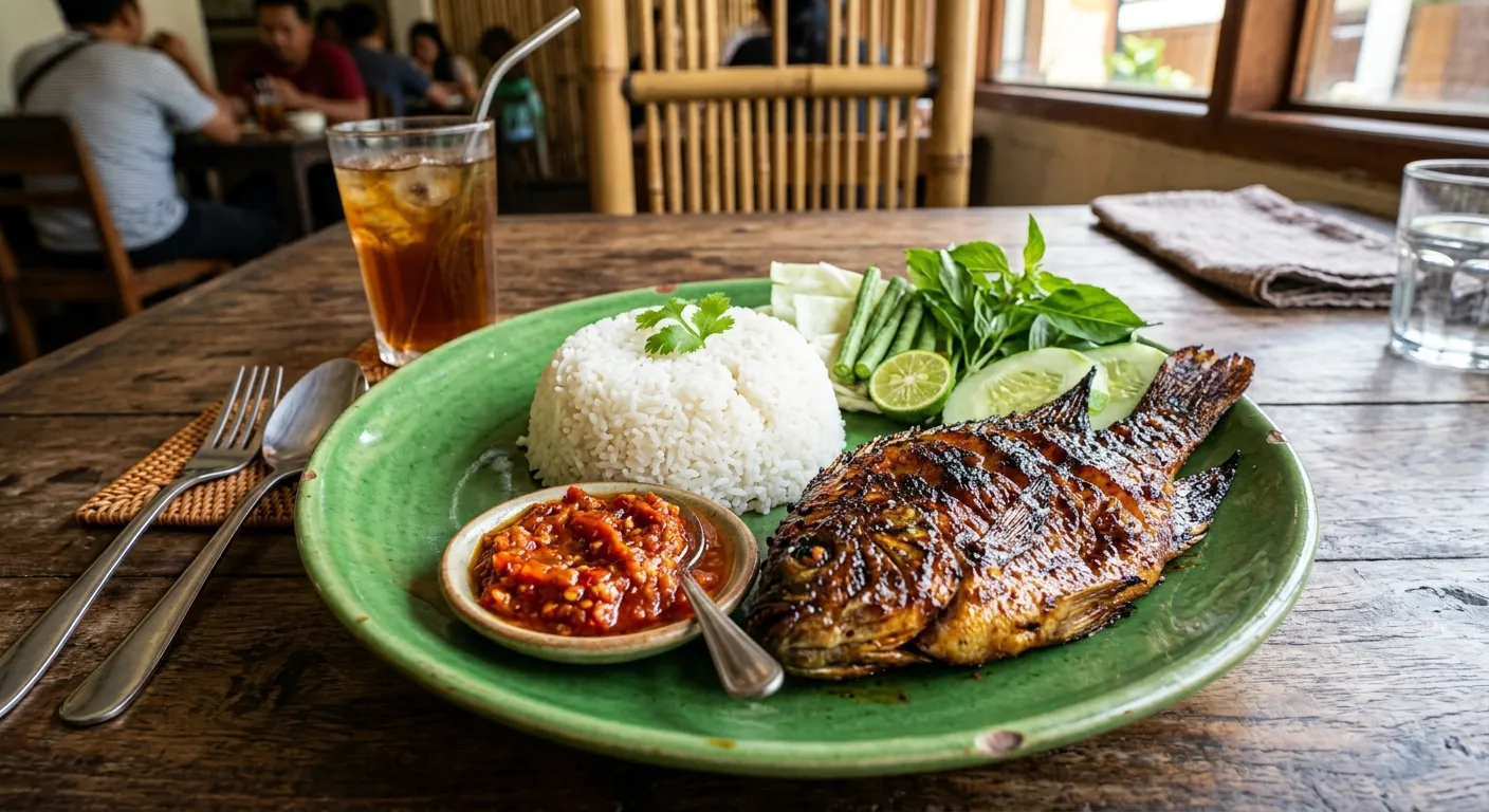 NASI + IKAN NILA BAKAR