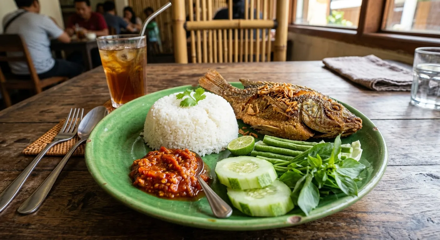 NASI + IKAN BILA GORENG