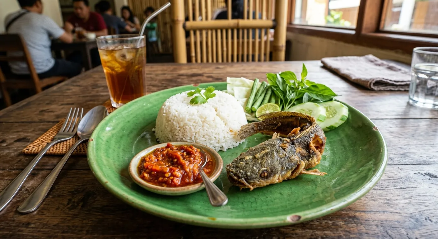 NASI + IKAN LELE GORENG