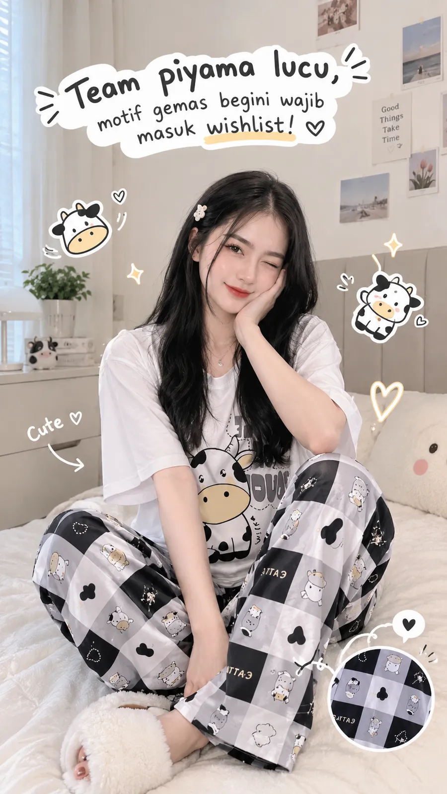 Piyama set 3 in 1