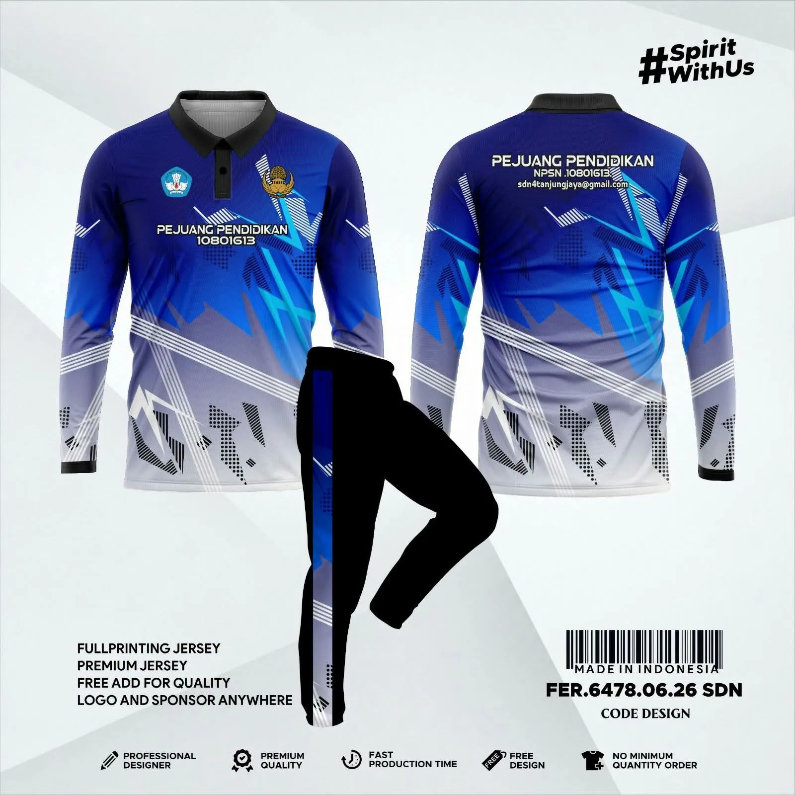 CELANA TRAINING FULL PRINTING