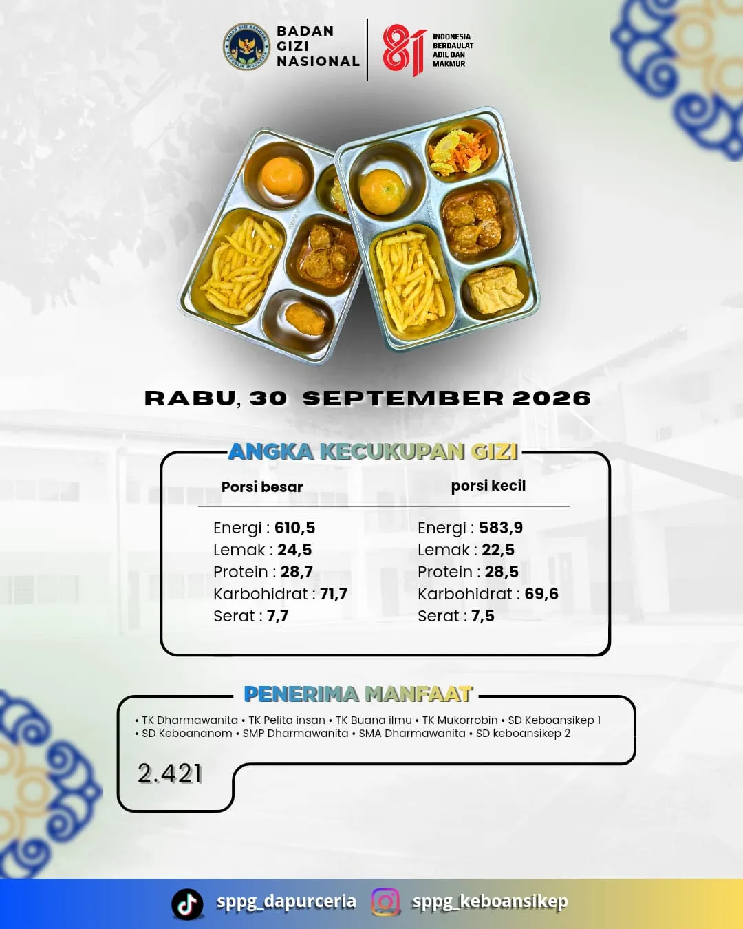 MBG - 30 September 