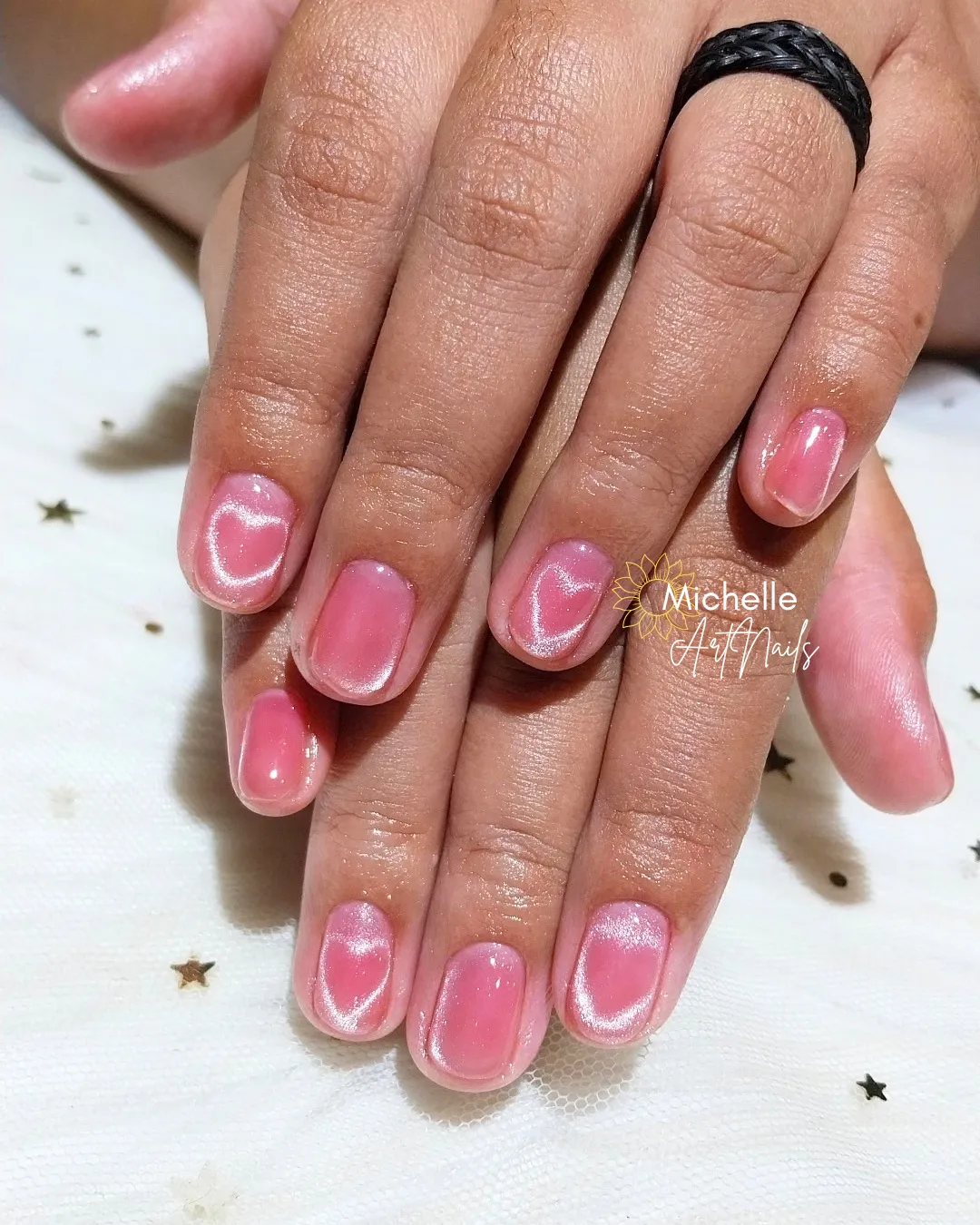 Nail Art Cat Eye With Kuku Asli ♡