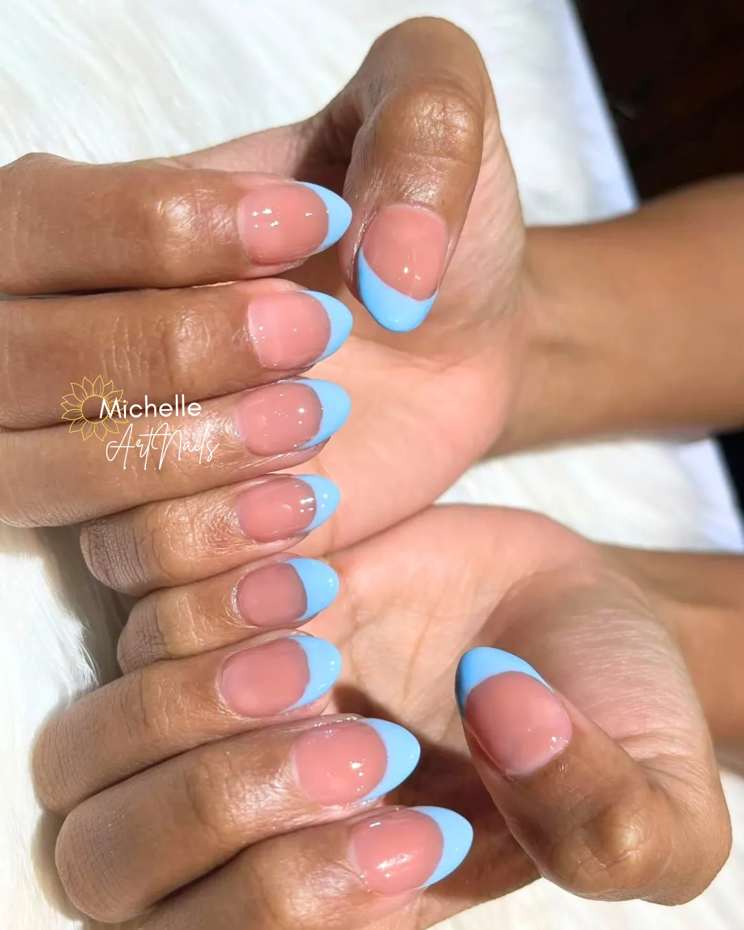 French Nail With Extention ✨️