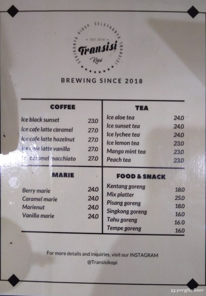 Menu - Weebku
